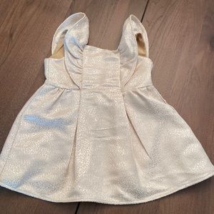 EUC Janie and jack champagne holiday dress